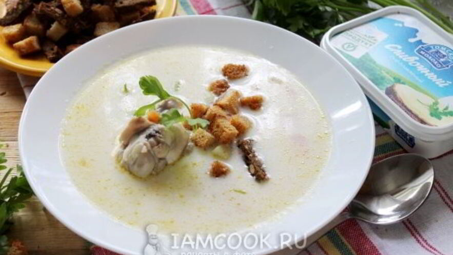 Рецепт сырного супа по-французски с курицей