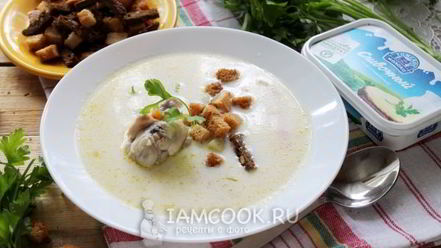 Рецепт сырного супа по-французски с курицей