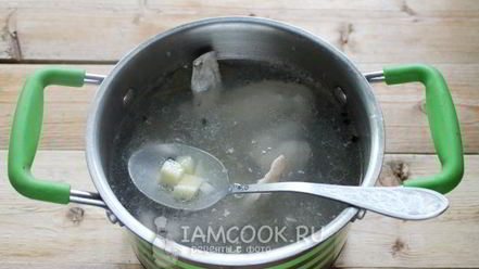 Рецепт сырного супа по-французски с курицей