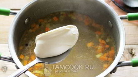 Рецепт сырного супа по-французски с курицей