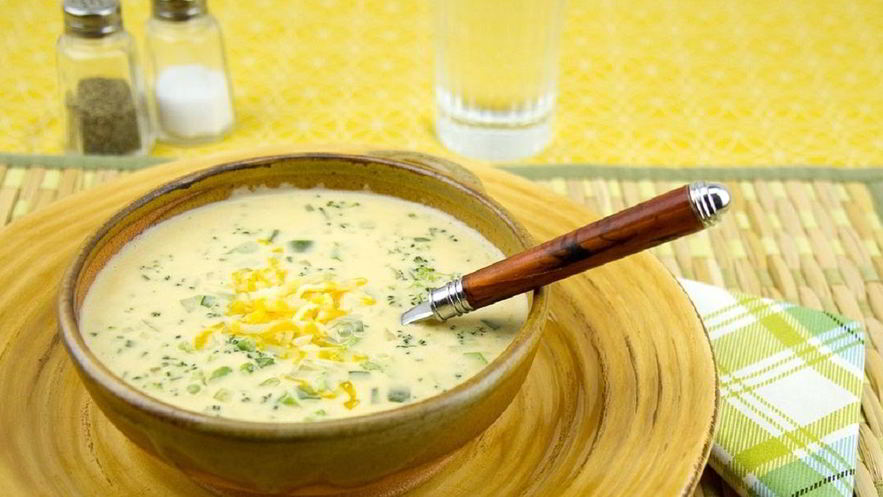 Рецепт сырного супа-пюре с курицей