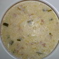 Рецепт Сырного супа с беконом