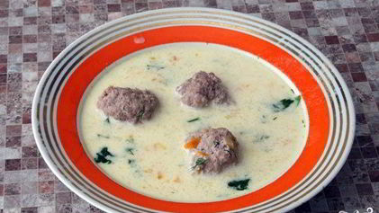 Рецепт Сырного супа с фаршем