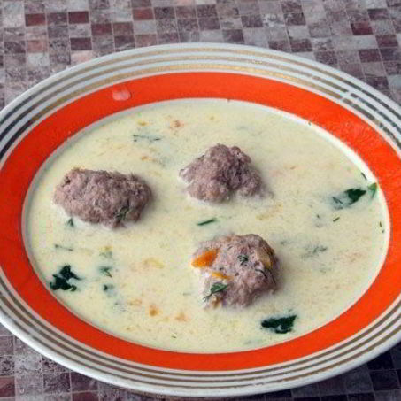 Рецепт Сырного супа с фаршем