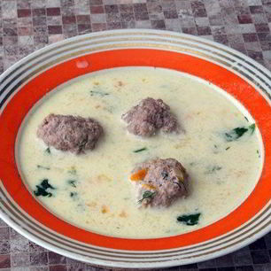 Рецепт Сырного супа с фаршем