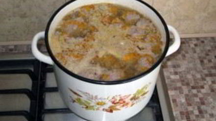 Рецепт сырного супа с фаршем