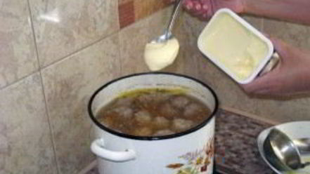 Рецепт сырного супа с фаршем