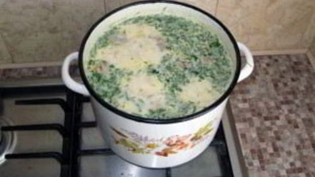 Рецепт сырного супа с фаршем