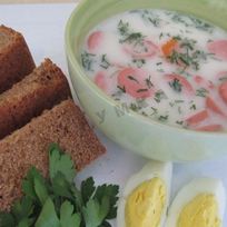 Сырный суп с колбасой и плавленным сыром