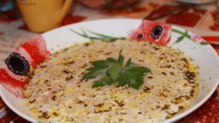 Рецепт сырного супа с ребрышками