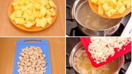 Рецепт сырного супа с рисом