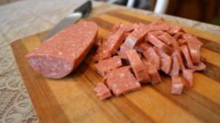 Рецепт сырного супа с сосисками