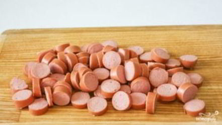 Рецепт сырного супа с сосиской