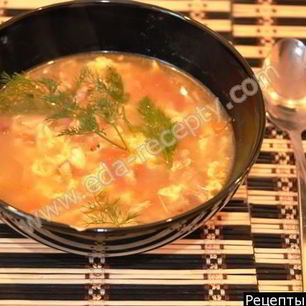 Рецепт Сырного супа с сухариками и плавленым сыром