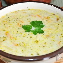 Рецепт Сырного супа с вермишелью