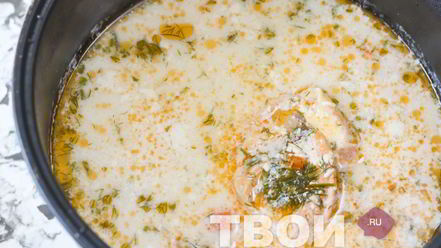 Рецепт сырного супа в мультиварке