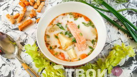 Рецепт сырного супа в мультиварке