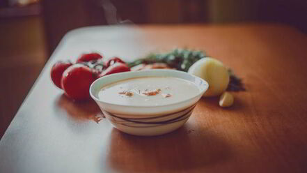 Рецепт сырного супчика с креветками