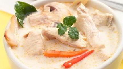 Рецепт Тайского супа из галангала с курицей