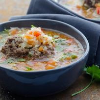 Рецепт Томатного супа с фрикадельками