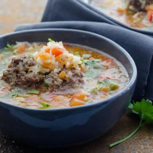 Рецепт Томатного супа с фрикадельками