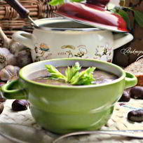 Рецепт Тосканского грибного супа с каштанами