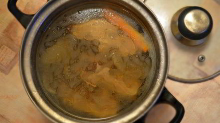 Рецепт тосканского грибного супа с каштанами