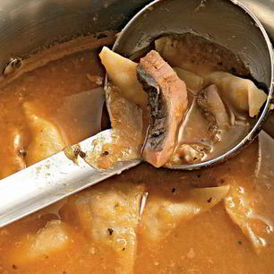 Рецепт Балатонской ухи с рыбными пельменями