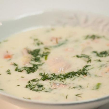 Рецепт Финской ухи с кетой