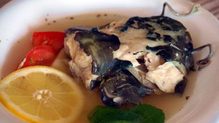 Рецепт сборной ухи из сома и ерша-носаря