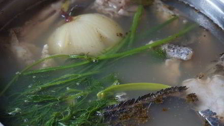 Рецепт сборной ухи из сома и ерша-носаря