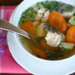 Рецепт Ухи из горбуши