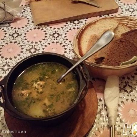 Рецепт Ухи из карпа Тритон