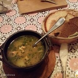 Рецепт Ухи из карпа Тритон