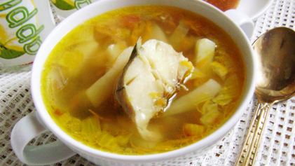 Рецепт Ухи из минтая