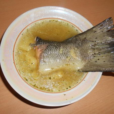 Рецепт Ухи из семги с пшеном