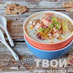 Рецепт Ухи из семги