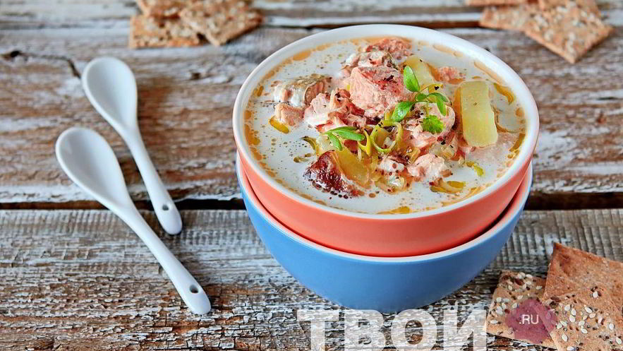 Рецепт ухи из семги