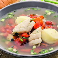 Рецепт Ухи классической на костре