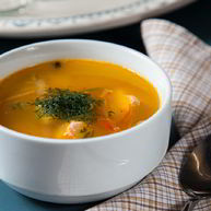 Рецепт Ухи по-боярски с семгой