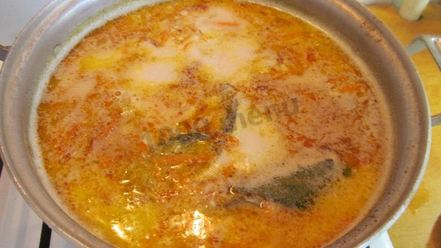 Рецепт ухи по-фински из форели со сливками