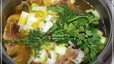 Рецепт ухи по-царски из петуха