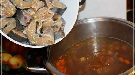 Рецепт ухи по-царски из петуха