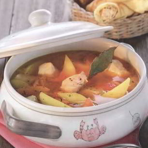 Рецепт Ухи по-царски с блинами