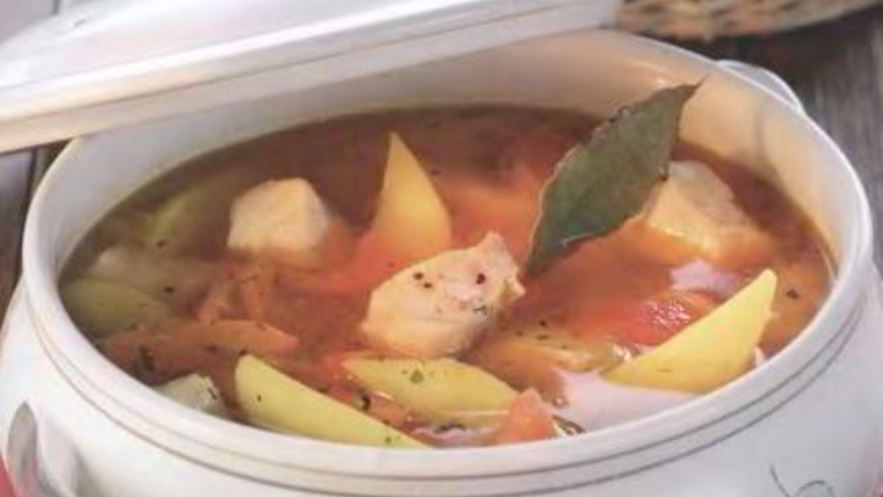 Рецепт ухи по-царски с блинами