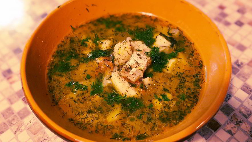 Рецепт ухи с картофелем на курином бульоне