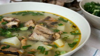 Рецепт Ухи с яйцом