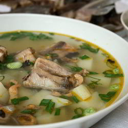 Рецепт Ухи с яйцом