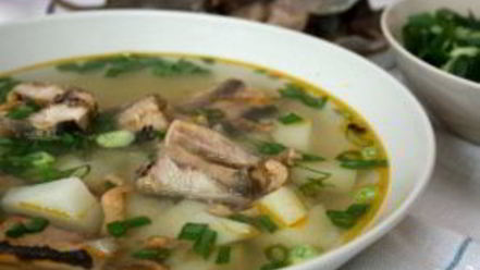 Рецепт ухи с яйцом