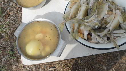 Рецепт ухи возле реки